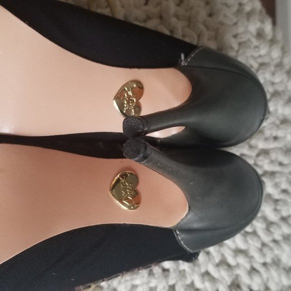 Betsey Johnson Leather & Nylon Booties - Picture 6 of 6